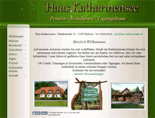 Tablet Screenshot of haus-katharinensee.de